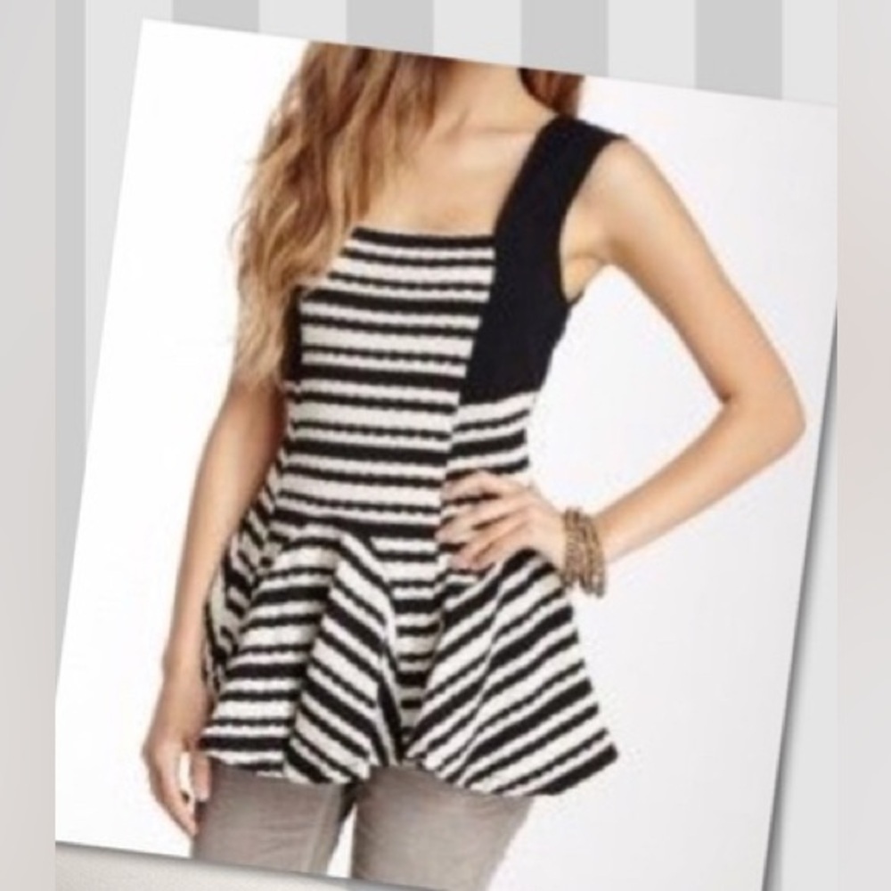 Free people peplum Tank size XS